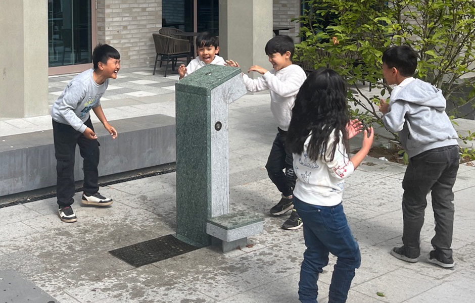 Trinkbrunnen am Schweizer Foyer